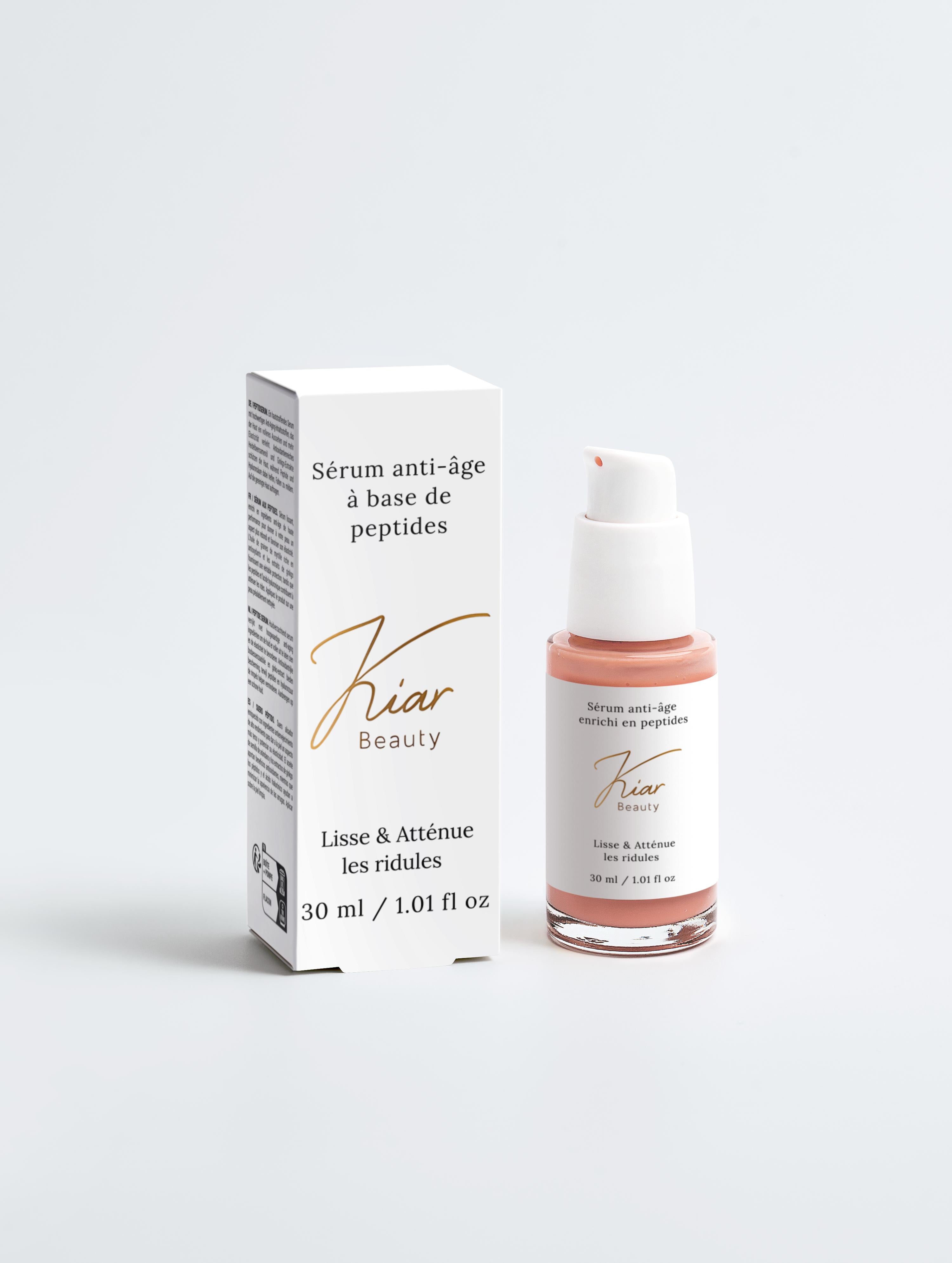 Sérum Peptides & Acide Hyaluronique - KIAR Beauty