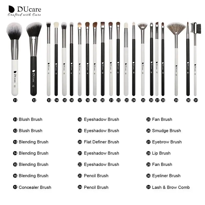 DUcare PANDA -  31 Pinceaux Professionnels