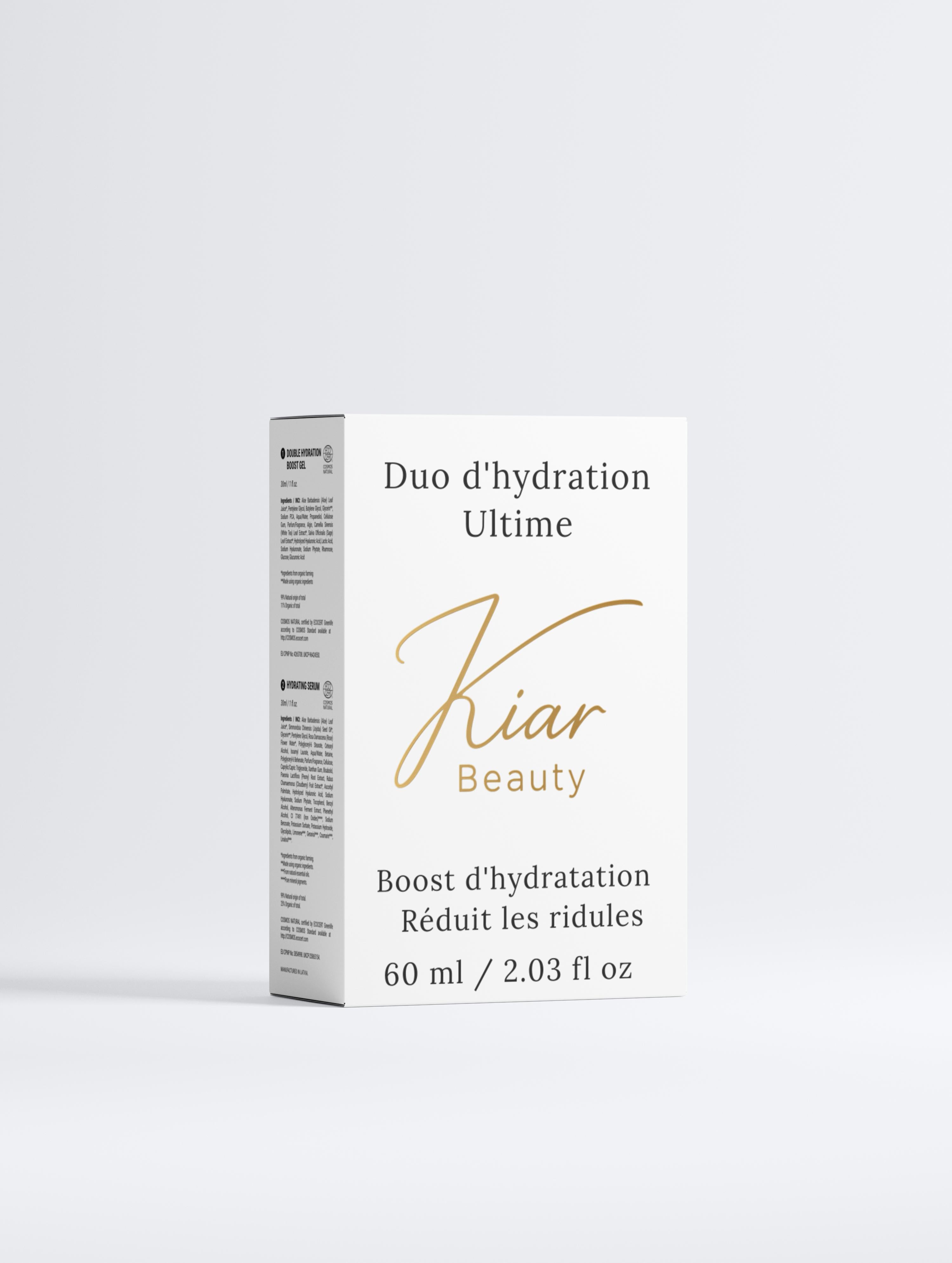 Duo Hydratation Visage – Gel & Sérum à l’Acide Hyaluronique - KIAR Beauty